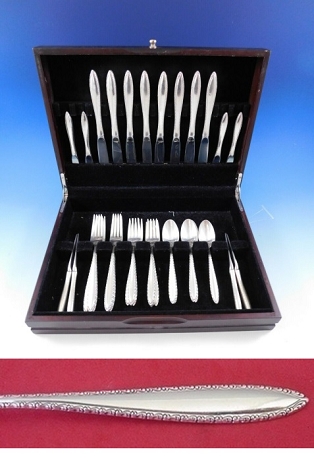 Michele by Wallace Sterling Silver Flatware Set for 8 Service 40 Pieces